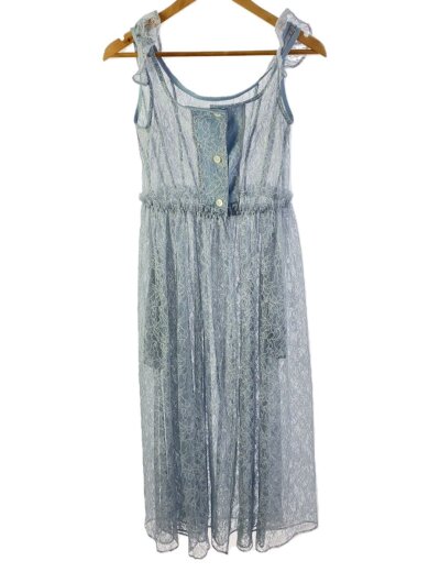 商品画像：D2/AOKI TOMIZUKA/レースノースリーブワンピース/1/ポリエステル/BLU// 1