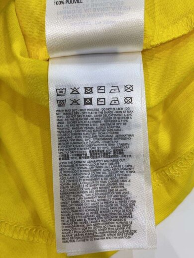 商品画像：Tシャツ/XL/コットン/YLW 5