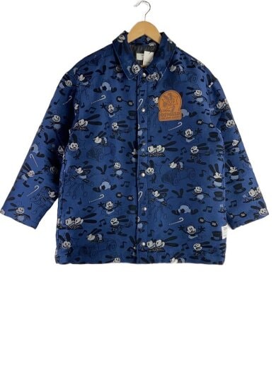 商品画像：ジャケット/FREE/ポリエステル/NVY/総柄/010GAY30-6340/Disney OSWALD JAC 1
