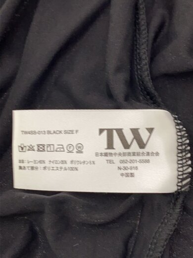 商品画像：TW/MODERN LONG DRESS/ワンピース/FREE/ポリエステル/ブラック/TW4SS-013 3