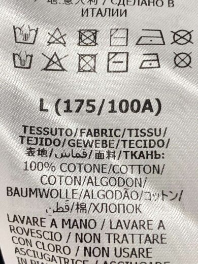 商品画像：Tシャツ/L/コットン/BLK/565806 4