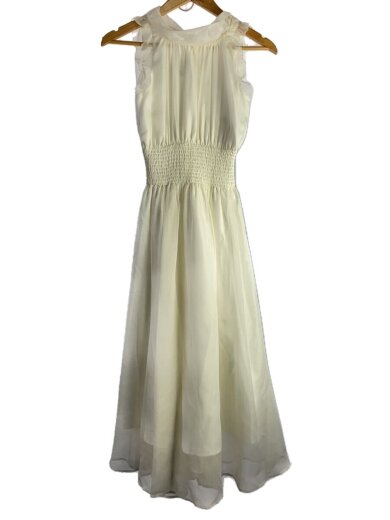 商品画像：バックリボンシフォンワンピース/0/ポリエステル/ホワイト/SWFO252071 1