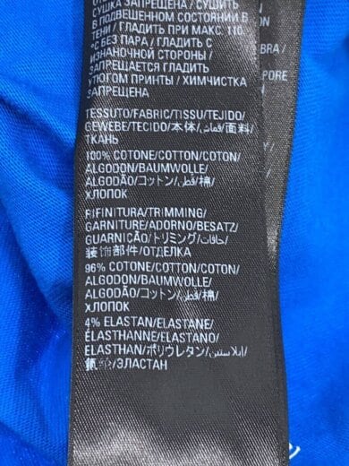 商品画像：Tシャツ/3/コットン/BLU/無地/739101 TNVA6// 5