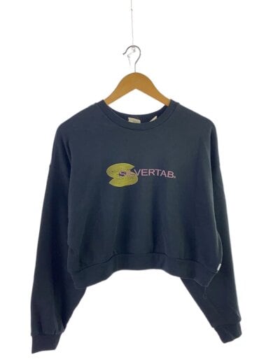 商品画像：クロップドスウェット/M/コットン/ブラック/プリント/PC9-A2643-0019 1