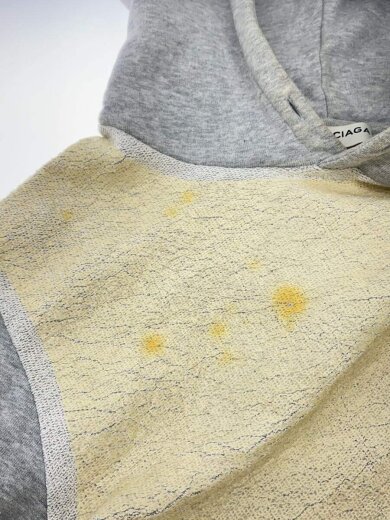 商品画像：インサイドアウト フロントコーティングフーディ/S/コットン/グレー/358533 tkk26// 7