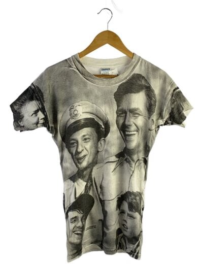 商品画像：Tシャツ/L/コットン/WHT/総柄// 1