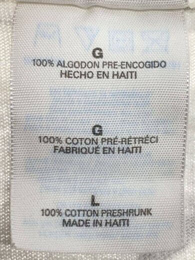 商品画像：Tシャツ/L/コットン/WHT/総柄// 4