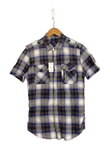 商品画像：Y2K/半袖シャツ/S/コットン/IDG/チェック 1
