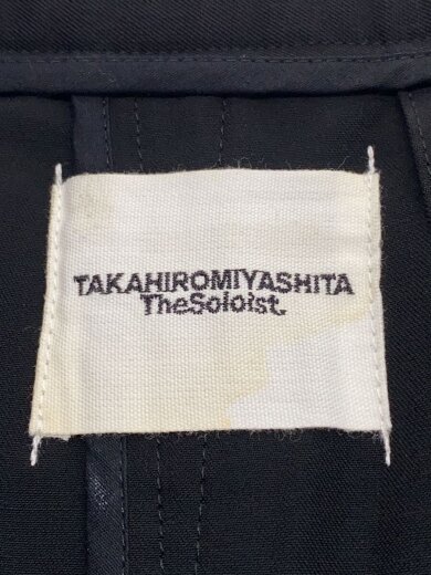 商品画像：D/24SS/加工レイヤードスカート/48/ウール/BLK/無地/0004aSS24 4