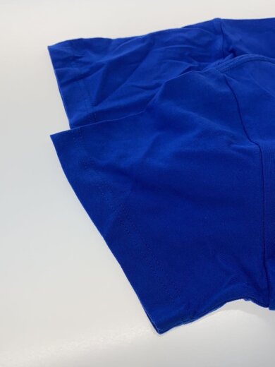 商品画像：Tシャツ/S/コットン/BLU 4