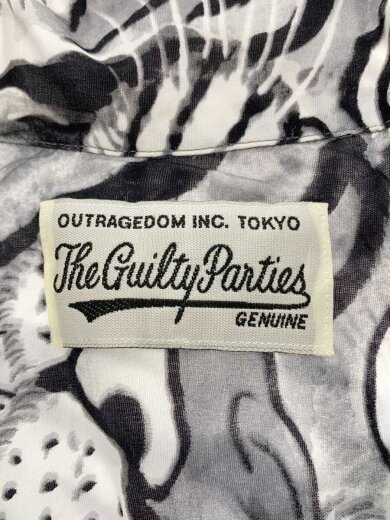 商品画像：HAWAIIAN SHIRT/虎柄/半袖シャツ/L/レーヨン/GRY/総柄 3