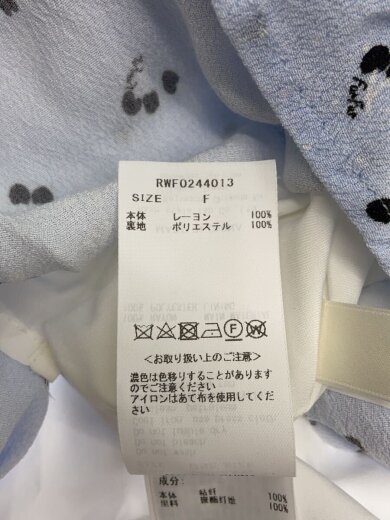 商品画像：キャミワンピース/one/レーヨン/BLU/総柄/RWFO244013/チェリー柄ワンピース// 3