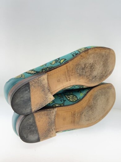 商品画像：ペイズリーキャンバスビットローファー/US10/ブルー/キャンバス/グッチ// 4