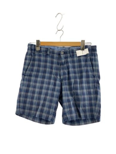 商品画像：STRAIGHT FIT/ショートパンツ/30/コットン/NVY/チェック 1