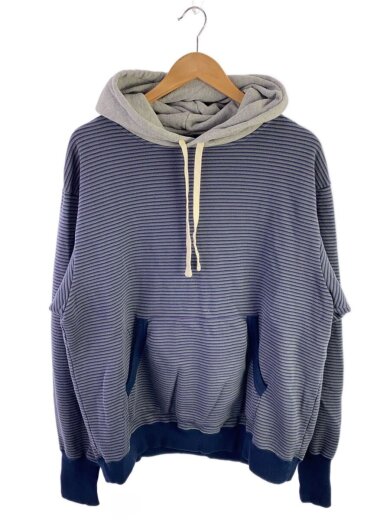 商品画像：パーカー/L/コットン/NVY/ボーダー/P10C002-CS02 1