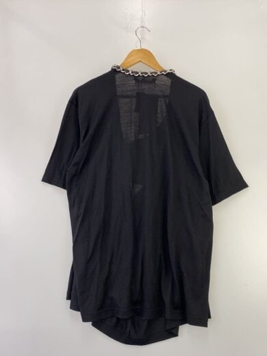 商品画像：24AW/チェーンネックカットソー/S/ウール/BLK/jn-t014// 2