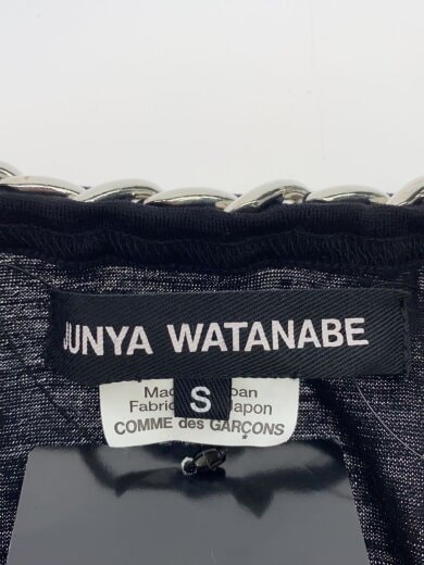 商品画像：24AW/チェーンネックカットソー/S/ウール/BLK/jn-t014// 3