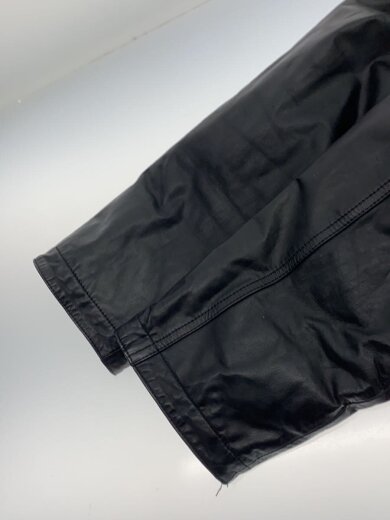 商品画像：ステンカラーコート/L/レザー/BLK 5