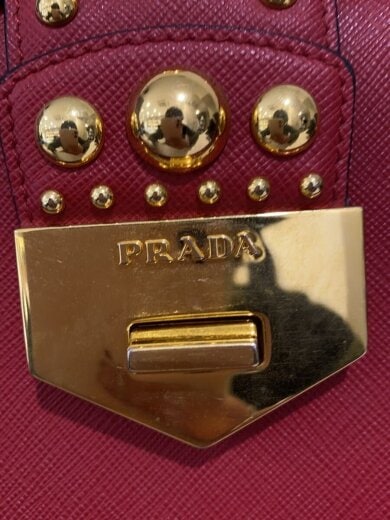 商品画像：ハンドバッグ/レザー/RED/サフィアーノ スタッズ 5