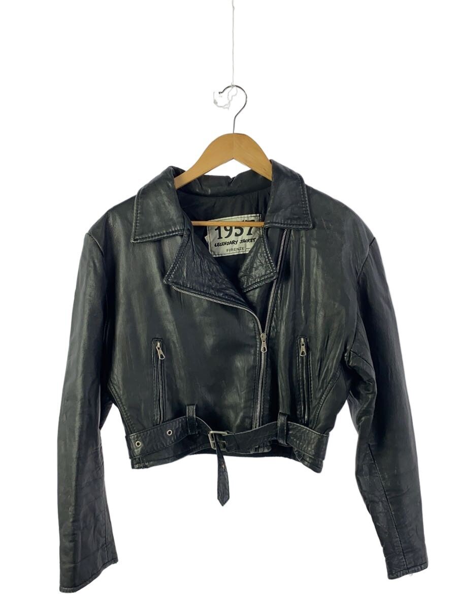 その他ブランド / 1957/ダブルライダースジャケット/M/レザー/BLK/無地