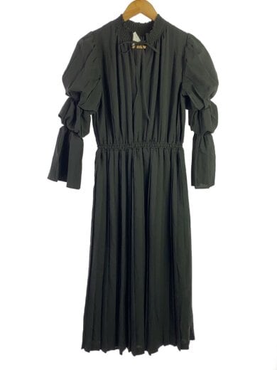 商品画像：長袖ワンピース/S/ポリエステル/BLK/無地/02020540440 1