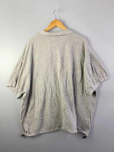 商品画像：KNITTED BIG SKIPPER POLO/ポロシャツ/one/コットン/GRY/無地 2