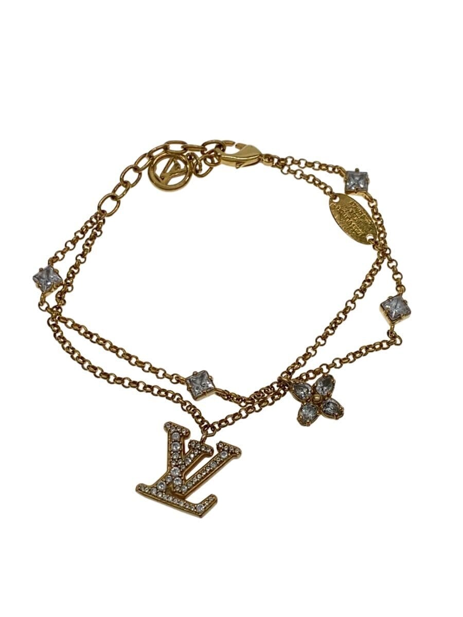 LOUIS VUITTON / ブレスレット/--/カラーストーン/GLD/レディース/m1582a