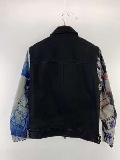 商品画像：helsinki antiklaft autobahn/ダブルライダースジャケット/--/--/BLK/総柄 2