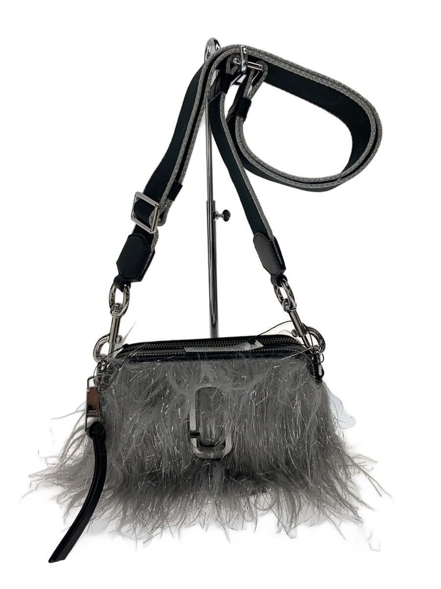MARC JACOBS / THE CREATURE SNAPSHOT/ショルダーバッグ/フェイクファー/GRY