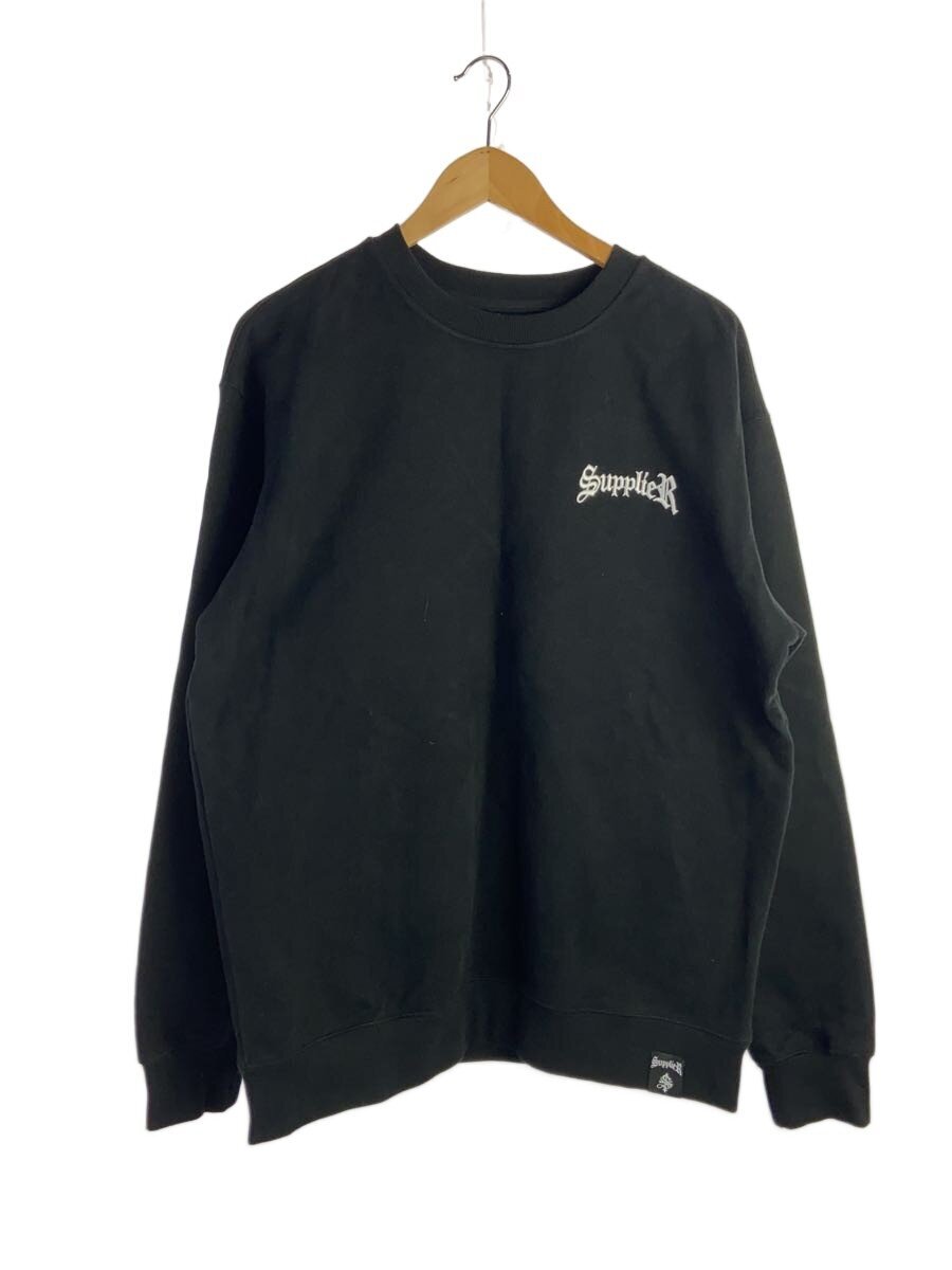 SUPPLIER / スウェット/XL/コットン/BLK