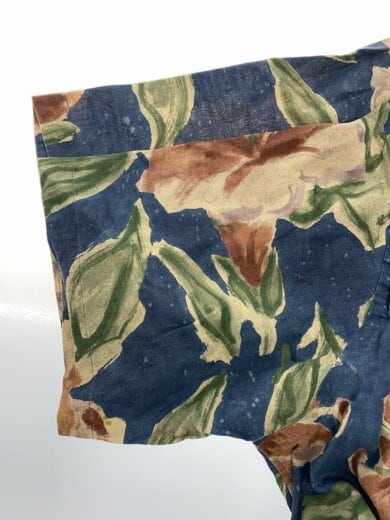 商品画像：VINTAGE CAMP/オープンカラー/コットンリネン/半袖シャツ/XL/コットン/NVY/花柄// 4