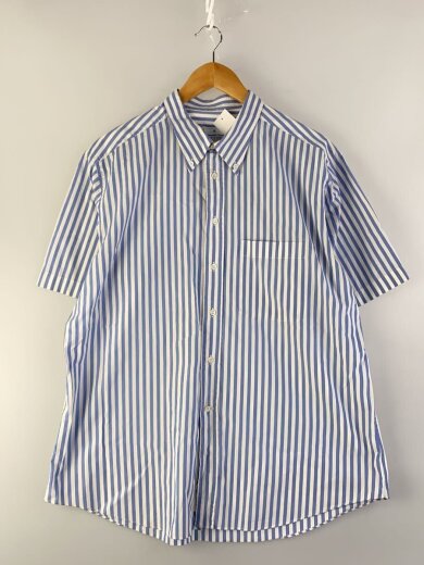 商品画像：半袖シャツ/--/コットン/BLU/ストライプ// 1