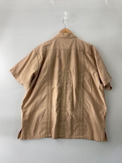商品画像：ジップアップ キューバシャツ/guayabera/半袖シャツ/XL/ポリエステル/BEG// 2