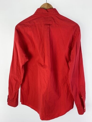 商品画像：長袖シャツ/M/コットン/RED 2