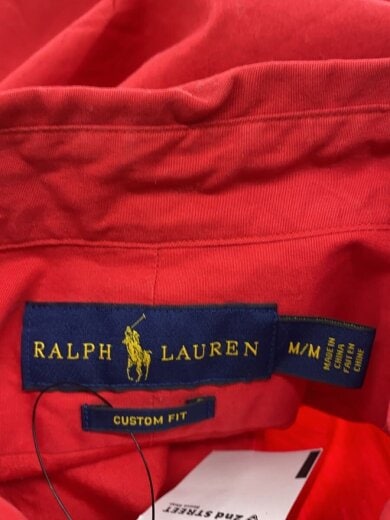 商品画像：長袖シャツ/M/コットン/RED 3