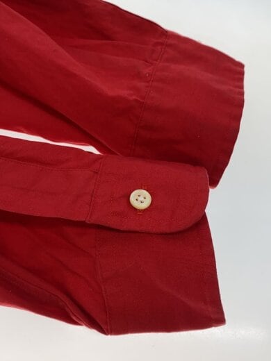 商品画像：長袖シャツ/M/コットン/RED 5