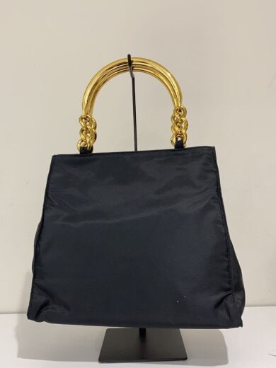 商品画像：ハンドバッグ/ナイロン/BLK/チェーンハンドル/変色有 3