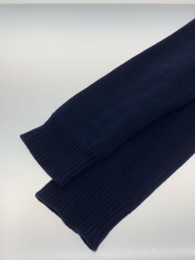 商品画像：カーディガン(厚手)/S/ウール/NVY/無地/475338S7073-1/切替ニット 6