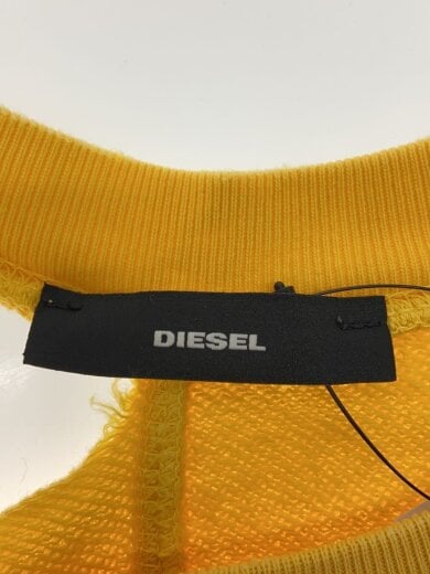 商品画像：ショルダーカットアウトダメージスウェット/XXS/コットン/YLW/無地 3