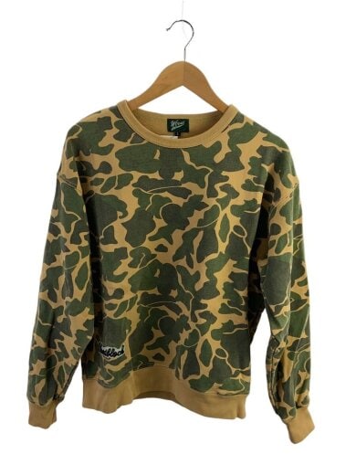 商品画像：WOOD BLOCK/スウェット/L/コットン/GRN/カモフラ 1
