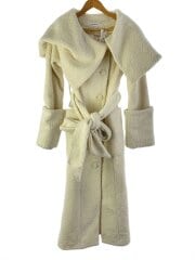 コート/FREE/ポリエステル/ホワイト