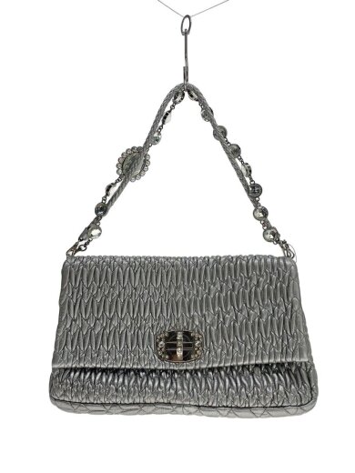 商品画像：ショルダーバッグ/レザー/SLV 1