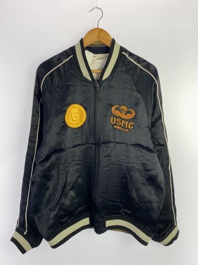 商品画像：スカジャン/XL/レーヨン/BLK/6122186 1