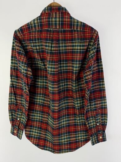 商品画像：長袖シャツ/S/コットン/RED/チェック 2