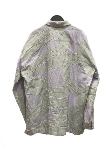 商品画像：D/SCENES/長袖シャツ/3/コットン/GRN/総柄/LA51FJ181 2