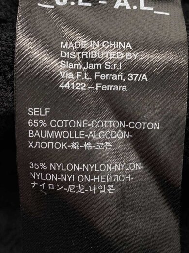 商品画像：カーディガン(薄手)/M/コットン/BLK/Ash ジップアップ カーディガン 5