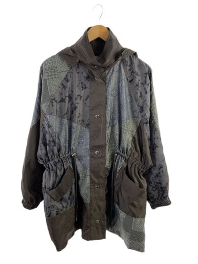 商品画像：ドロストパーカー/FREE/ポリエステル/BRW/総柄/2010301 1