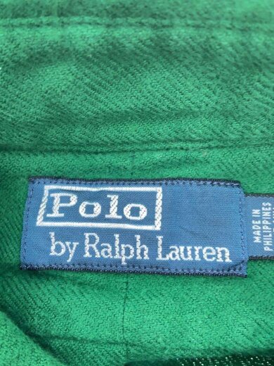 商品画像：ネルシャツ/M/コットン/GRN 3