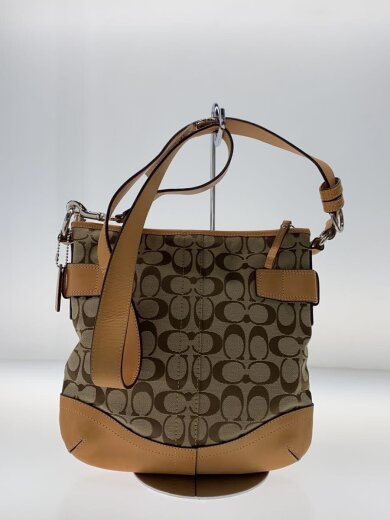 商品画像：ショルダーバッグ/キャンバス/BEG/f19682 3