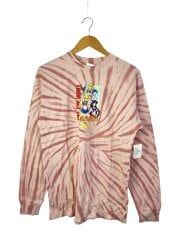 長袖Tシャツ/M/コットン/PNK/総柄